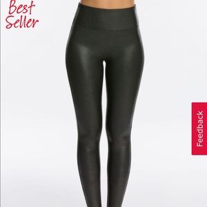 Spanx leather leggings